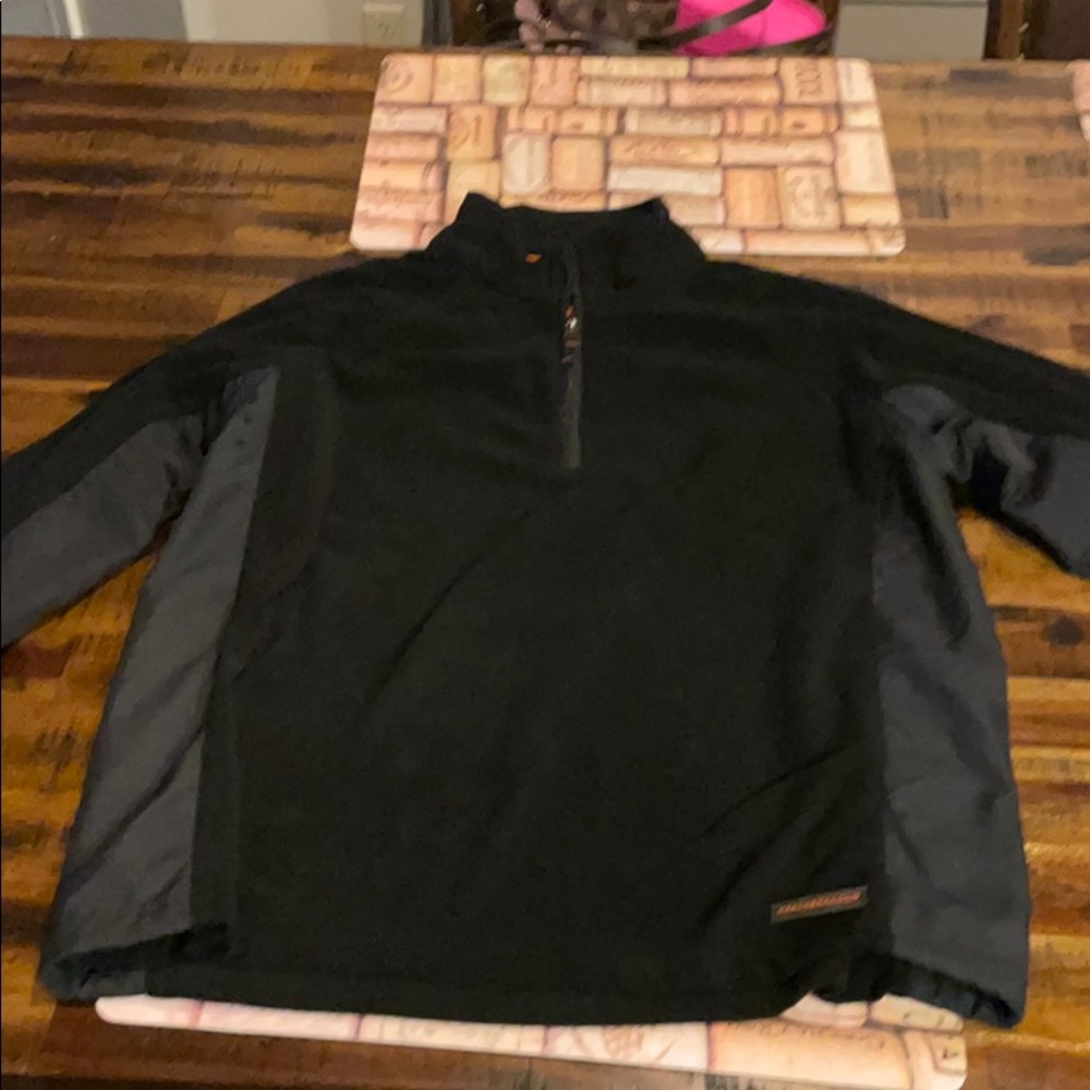 Men’s large zip pullover